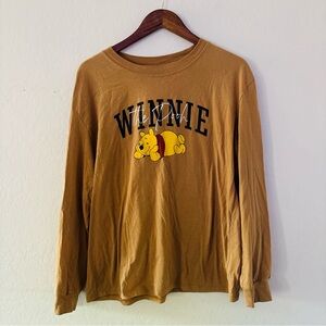 Disney Winnie the Pooh Women’s‎ Tan Long Sleeve Shirt Size 1X